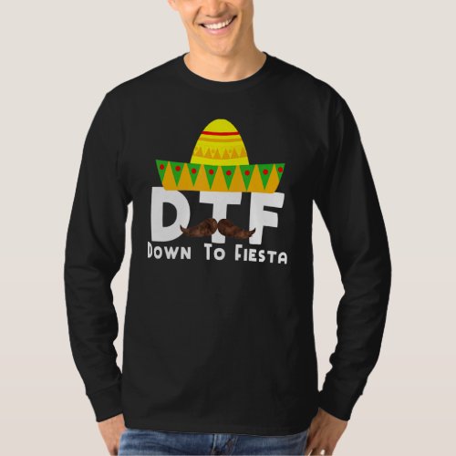 Down To Fiesta  Cinco De Mayo Costume Party Outfit T_Shirt