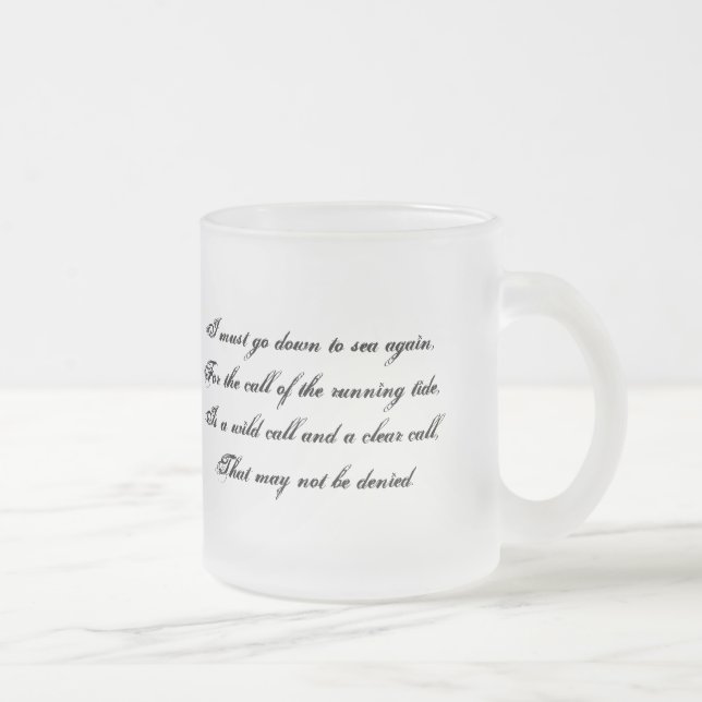Down to the Sea Pirate Swords Mug (Right)