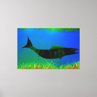 Down Under Digital Painting on Canvas Print