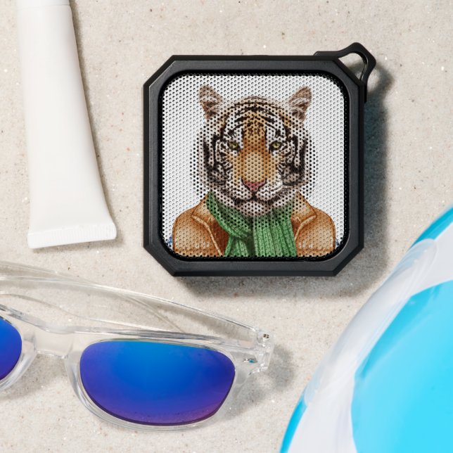 Down Vest Tiger Bluetooth Speaker (Insitu(Beach))
