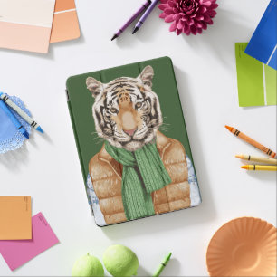 Down Vest Tiger iPad Pro Cover