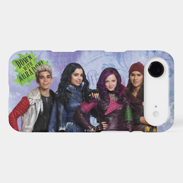 Down With Auradon Case-Mate iPhone Case (Back (Horizontal))
