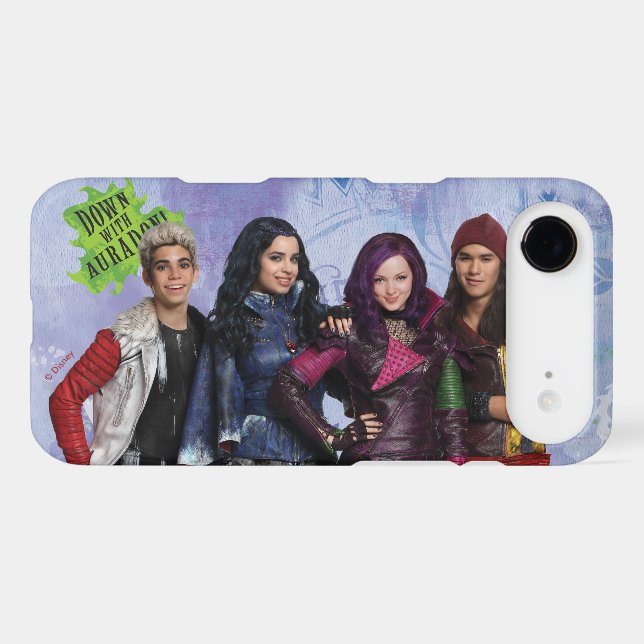 Down With Auradon Case-Mate iPhone Case (Back (Horizontal))