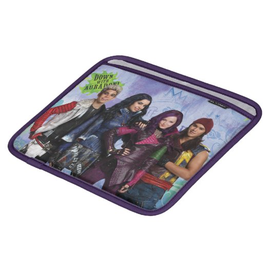 Down With Auradon Sleeve For iPads (Front Bottom)