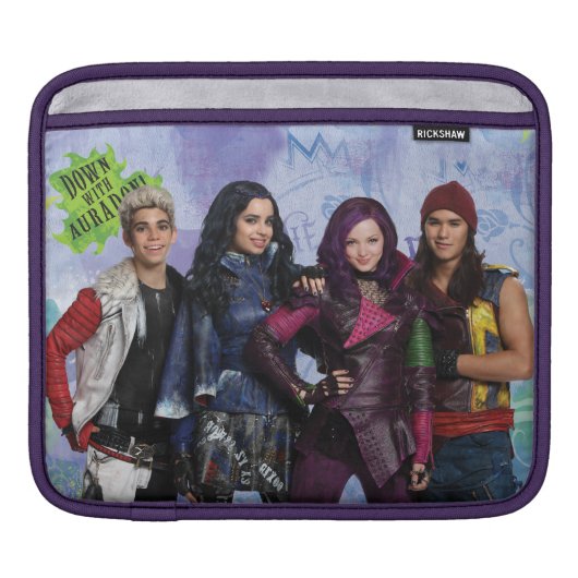Down With Auradon Sleeve For iPads (Front)