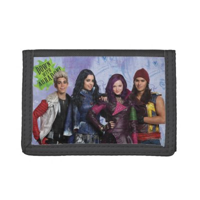 Down With Auradon Trifold Wallet