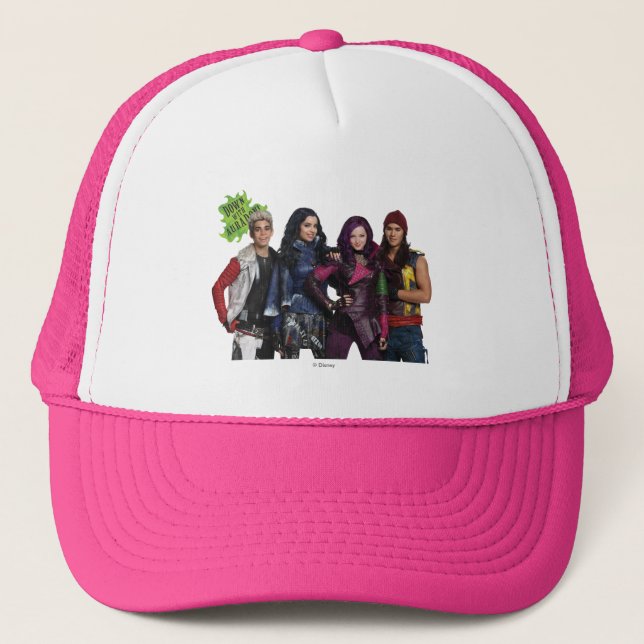 Down With Auradon Trucker Hat (Front)