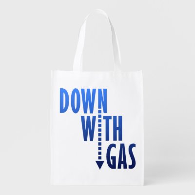 Down With Gas Reusable Grocery Bag