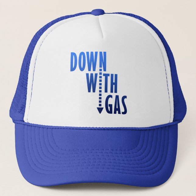 Down With Gas Trucker Hat (Front)