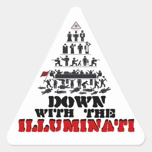 Down with the Illuminati Stickers