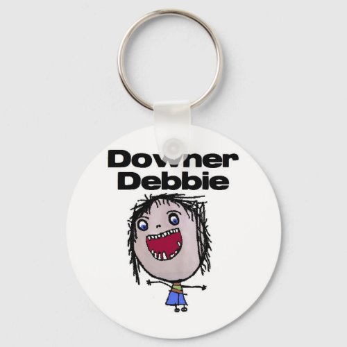 Downer Debbie Keychain