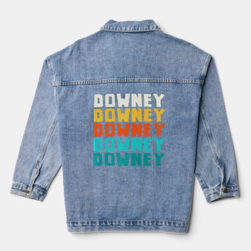 Downey California Vintage Ca Retro Collection Amer Denim Jacket