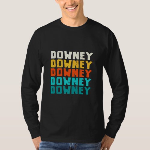 Downey California Vintage Ca Retro Collection Amer T_Shirt
