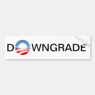 DOWNGRADE Bumper Sticker