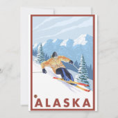 Downhhill Snow Skier - Alaska (Front)