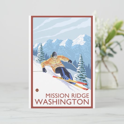 Downhhill Snow Skier - Mission Ridge, Washington (Standing Front)