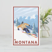 Downhhill Snow Skier - Montana (Standing Front)