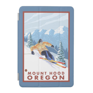 Downhhill Snow Skier - Mount Hood, Oregon iPad Mini Cover