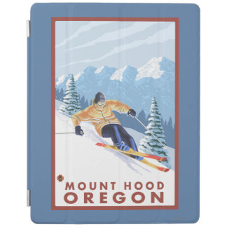 Downhhill Snow Skier - Mount Hood, Oregon iPad Smart Cover