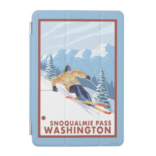 Downhhill Snow Skier - Snoqualmie Pass, WA iPad Mini Cover