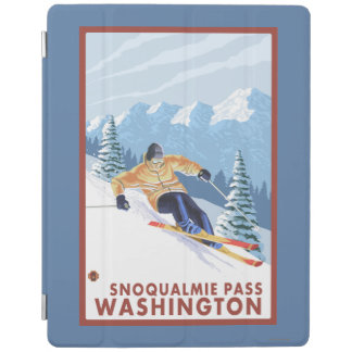 Downhhill Snow Skier - Snoqualmie Pass, WA iPad Smart Cover