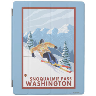 Downhhill Snow Skier - Snoqualmie Pass, WA iPad Smart Cover