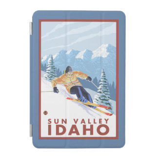 Downhhill Snow Skier - Sun Valley, Idaho iPad Mini Cover