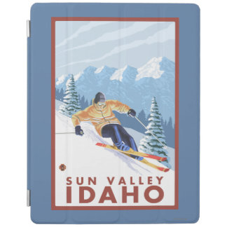 Downhhill Snow Skier - Sun Valley, Idaho iPad Smart Cover