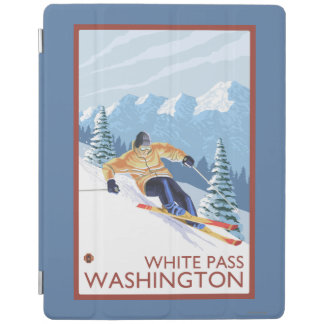 Downhhill Snow Skier - White Pass, Washington iPad Smart Cover