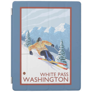 Downhhill Snow Skier - White Pass, Washington iPad Smart Cover