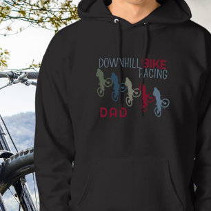 Downhill Bike Racing Dad Hoodie