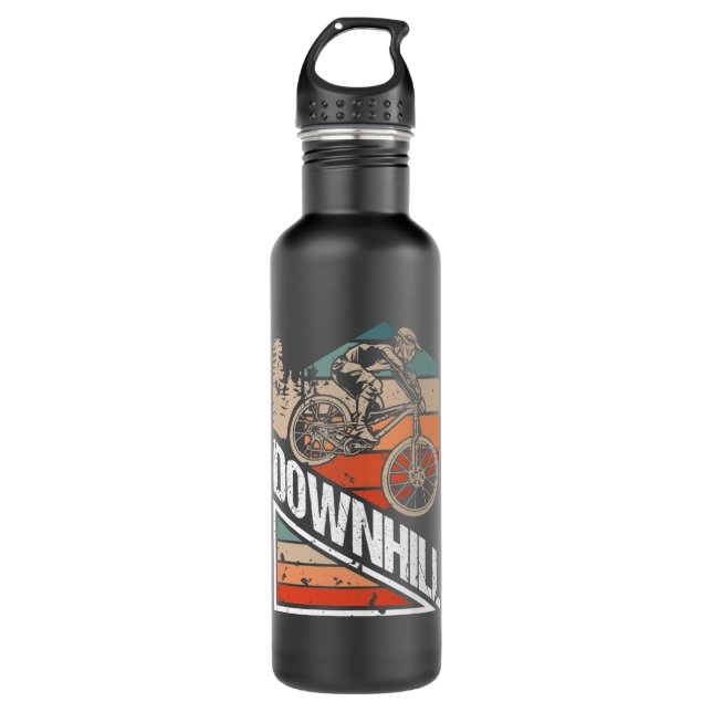 Downhill Downhill Fahrrad Stainless Steel Water Bottle (Front)