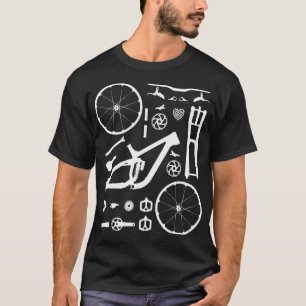 Downhill Mountain Bike Parts - Build a MTB T-Shirt