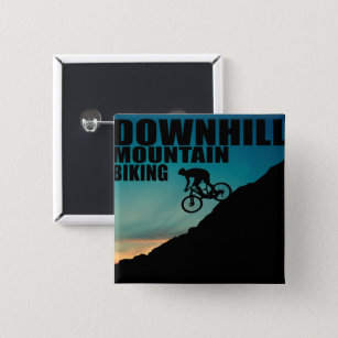 downhill mountain biking button