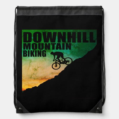 downhill mountain biking drawstring bag