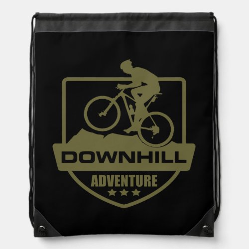 Downhill mountain biking drawstring bag