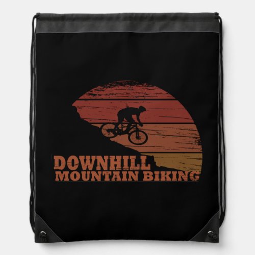 downhill mountain biking drawstring bag