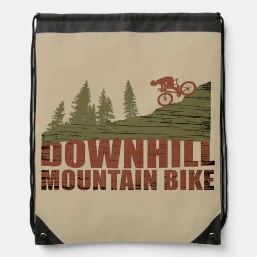 downhill mountain biking drawstring bag