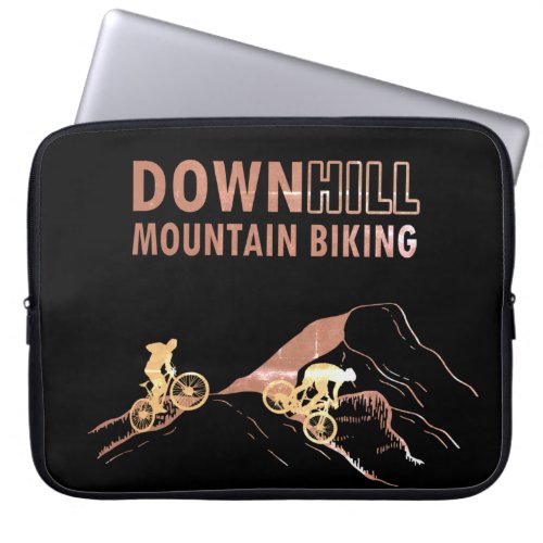 Downhill mountain biking laptop sleeve