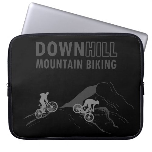 Downhill mountain biking laptop sleeve