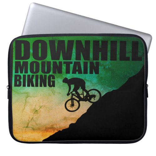 Downhill mountain biking laptop sleeve