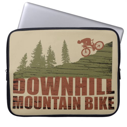 Downhill mountain biking laptop sleeve