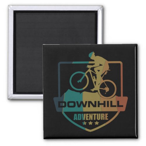 Downhill mountain biking magnet