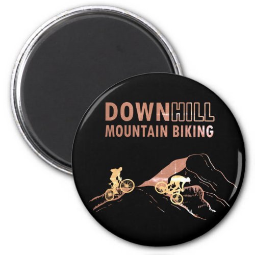 Downhill mountain biking magnet