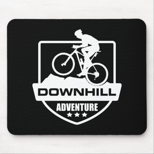 Downhill mountain biking mouse pad