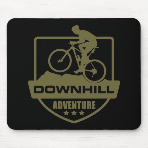 Downhill mountain biking mouse pad