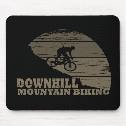 Downhill mountain biking mouse pad