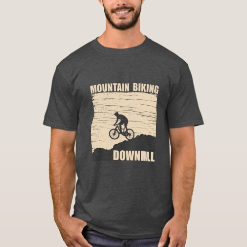 Downhill mountain biking T_Shirt