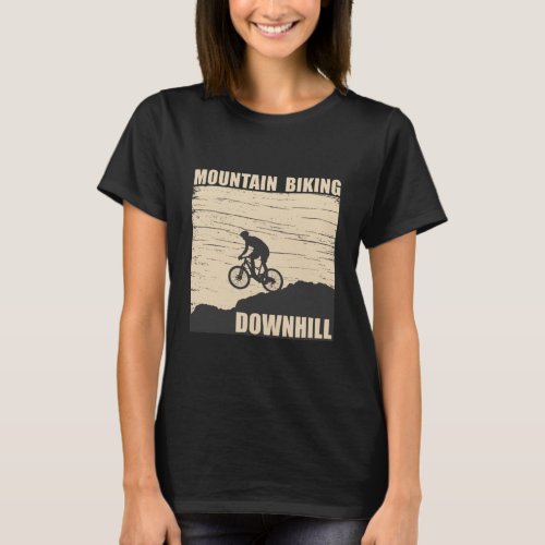 Downhill mountain biking T_Shirt