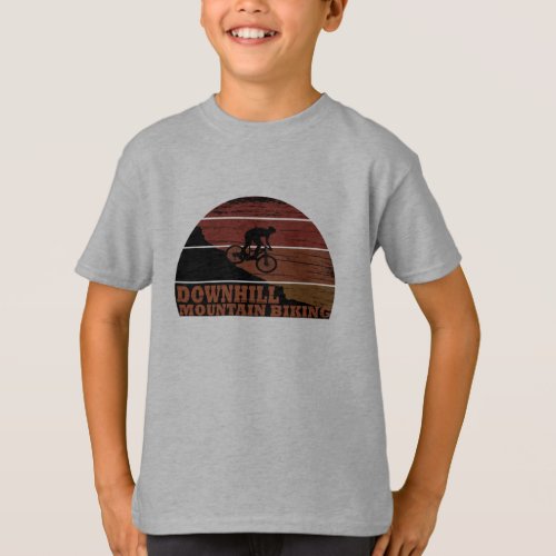 Downhill mountain biking T_Shirt